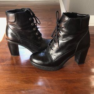 Michael Kors Black Leather Boots